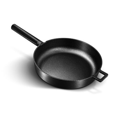 Hygienic 70% Cast Iron Skillet Pans Non Stick Induction 3.5kg Thickened Bottom